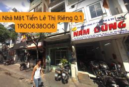 Cần tiền bán gấp nhà góc 2 mặt tiền đường Lê Thị Riêng, p. Bến Thành Q1. DT: 6x17m, 3 lầu
