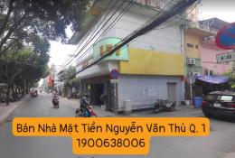 Đất vàng trung tâm Quận 1. Mặt tiền Nguyễn Văn Thủ (14x27m) phường Đa Kao, Quận 1