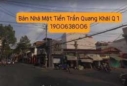 Chính chủ bán nhà Mặt tiền đường Trần Quang Khải, Quận,1.DT.4m x 18m trệt 3 lầu Giá 25 tỷ TL