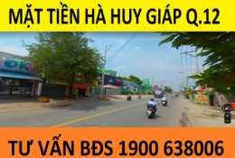 Cần tiền bán nhà mặt tiền Hà Huy Giáp, quận 12 giá rẻ