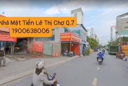 Bán đất MT đường Lê Thị Chợ khu La casa Quận 7, gần ngã tư Hoàng Quốc Việt. DT: 10x30m giá 25 tỷ