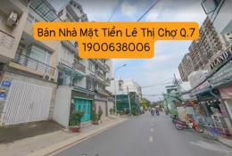 Bán Nhà Mặt Tiền Lê Thị Chợ, Phú Thuận, Quận 7- Nhà Mới, Thiết Kế Sang Trọng 