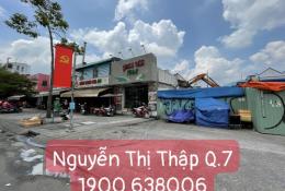 Cần bán 340B mặt tiền Nguyễn Thị Thập 8,1x36m nở hậu 9,6m công nhận 232m2, giá 340tr/m2